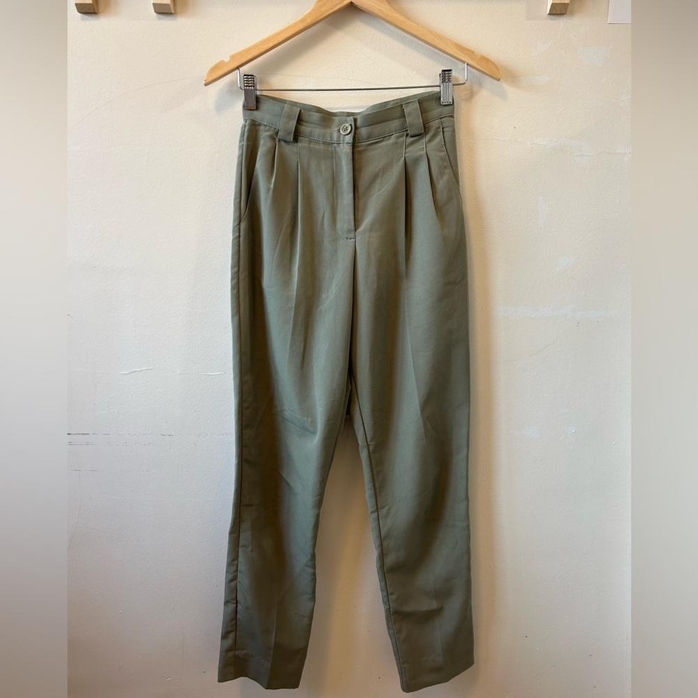 Sage Green Trouser Pants (American Apparel)